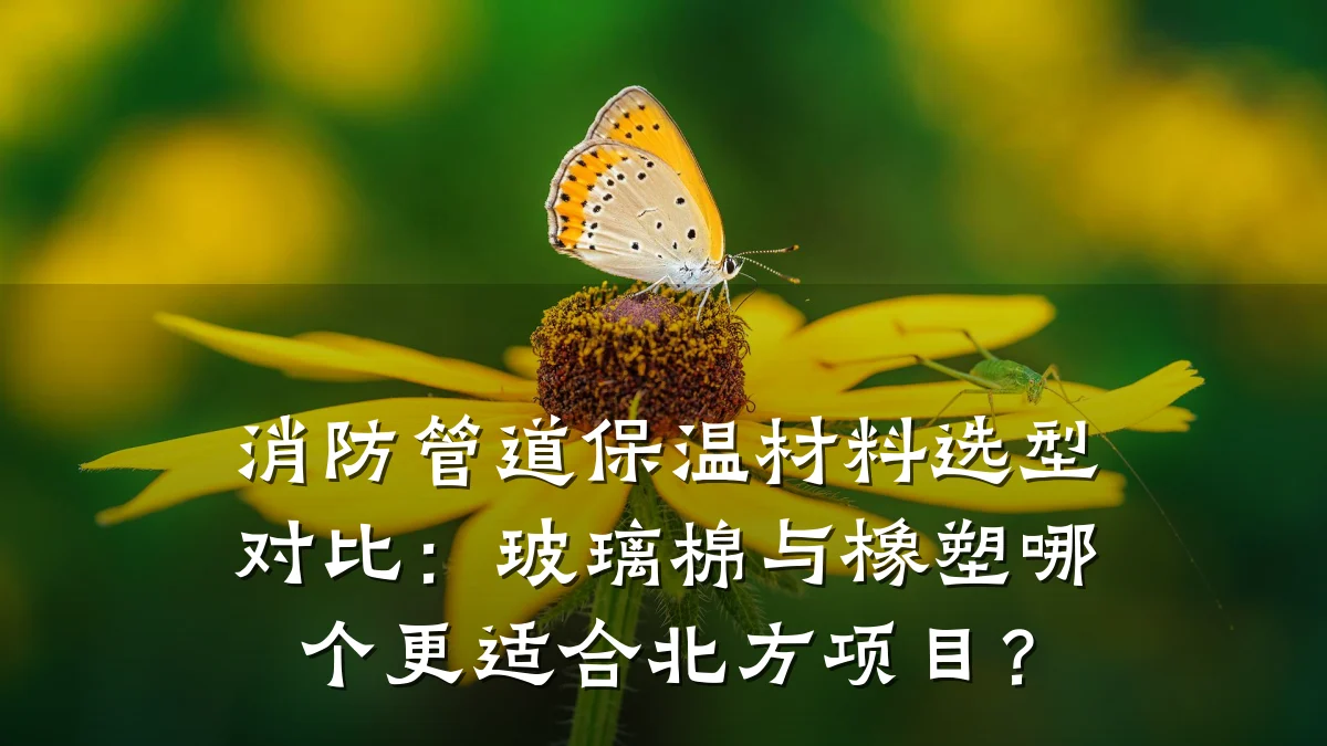 消防管道保温材料选型对比:玻璃棉与橡塑哪个更适合北方项目?