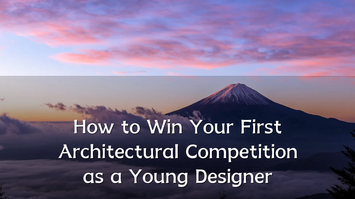 How to Win Your First Architectural Competition as a Young Designer