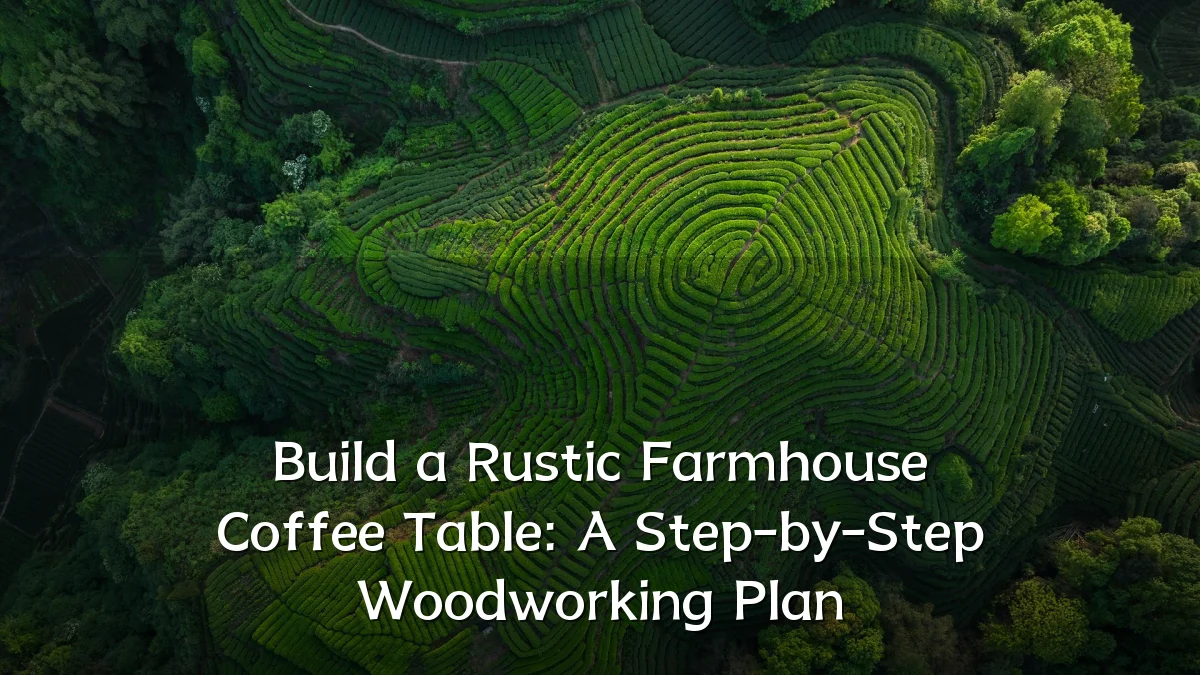 Build a Rustic Farmhouse Coffee Table: A Step-by-Step Woodworking Plan