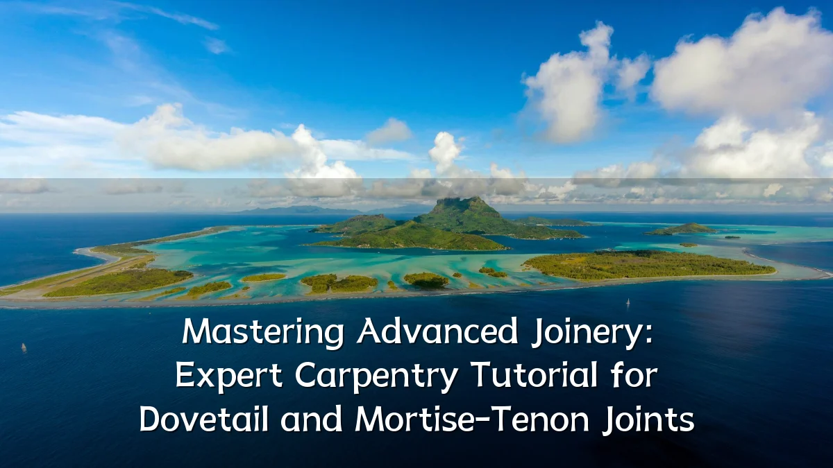 Mastering Advanced Joinery: Expert Carpentry Tutorial for Dovetail and Mortise-Tenon Joints
