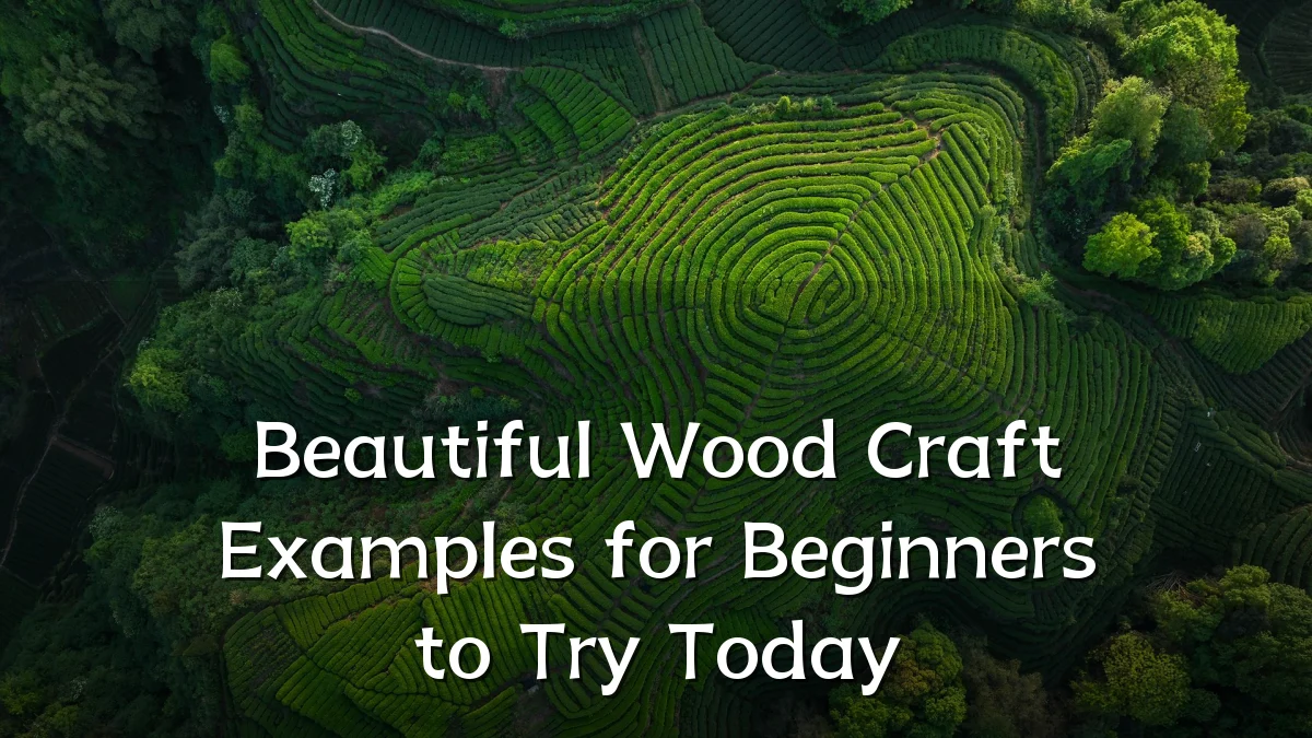 Beautiful Wood Craft Examples for Beginners to Try Today