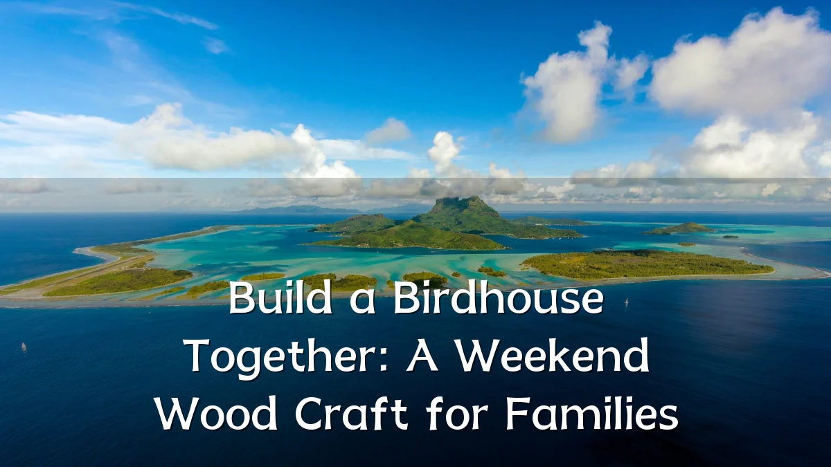 Build a Birdhouse Together: A Weekend Wood Craft for Families