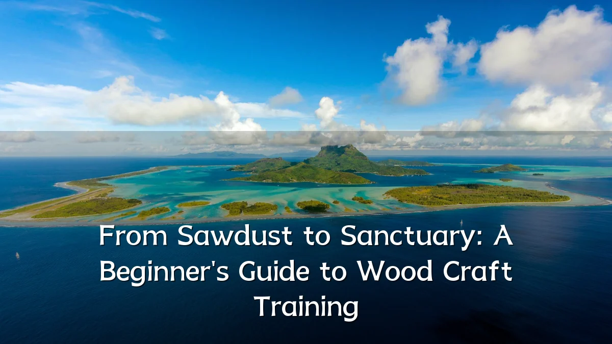 From Sawdust to Sanctuary: A Beginner's Guide to Wood Craft Training