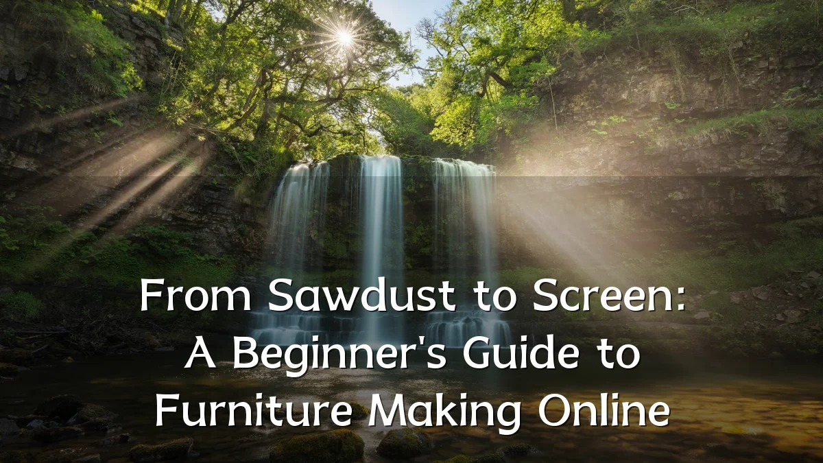 From Sawdust to Screen: A Beginner's Guide to Furniture Making Online