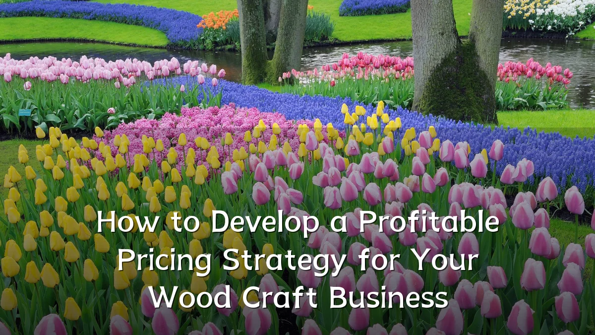 How to Develop a Profitable Pricing Strategy for Your Wood Craft Business