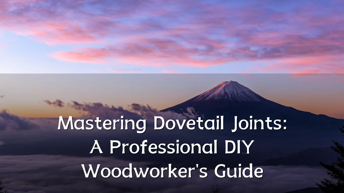 Mastering Dovetail Joints: A Professional DIY Woodworker's Guide