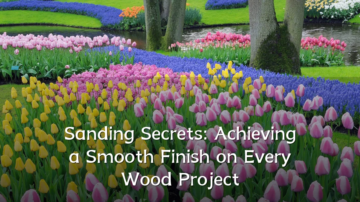 Sanding Secrets: Achieving a Smooth Finish on Every Wood Project