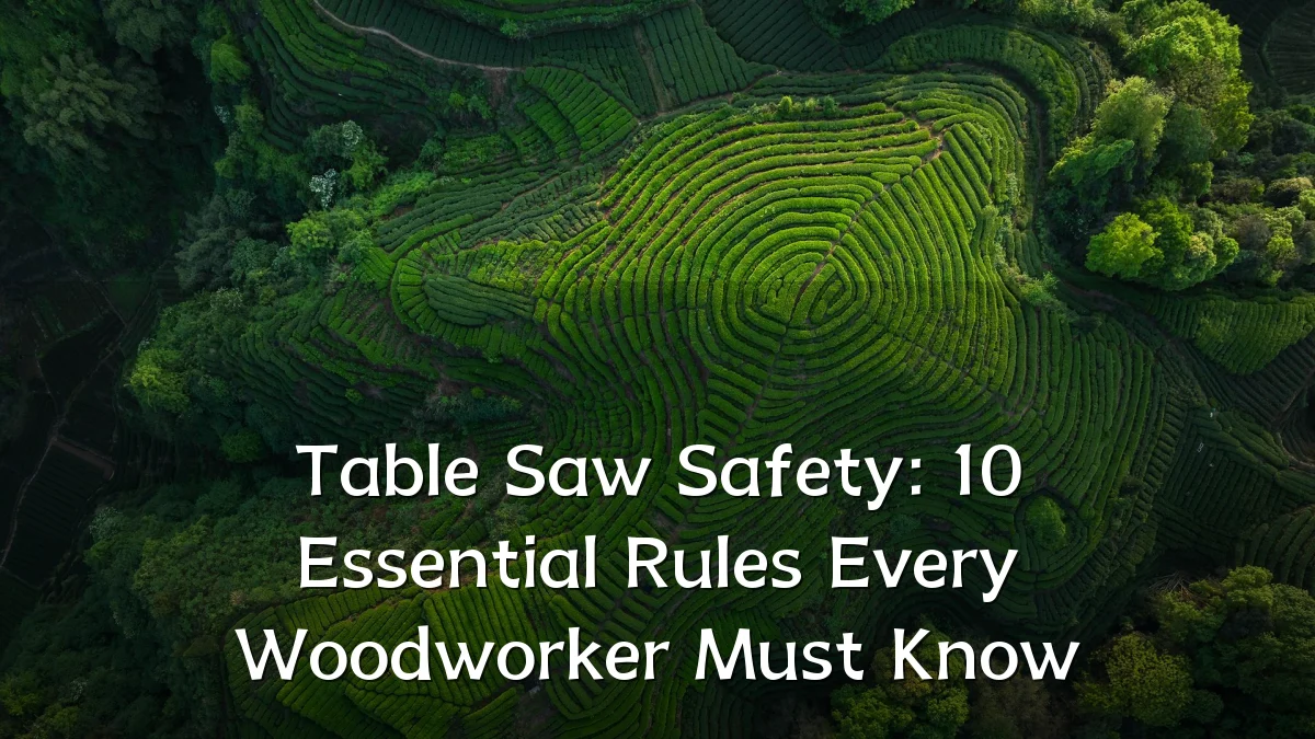 Table Saw Safety: 10 Essential Rules Every Woodworker Must Know