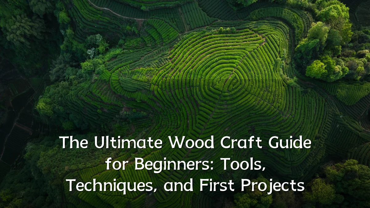 The Ultimate Wood Craft Guide for Beginners: Tools, Techniques, and First Projects